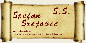 Stefan Srejović vizit kartica